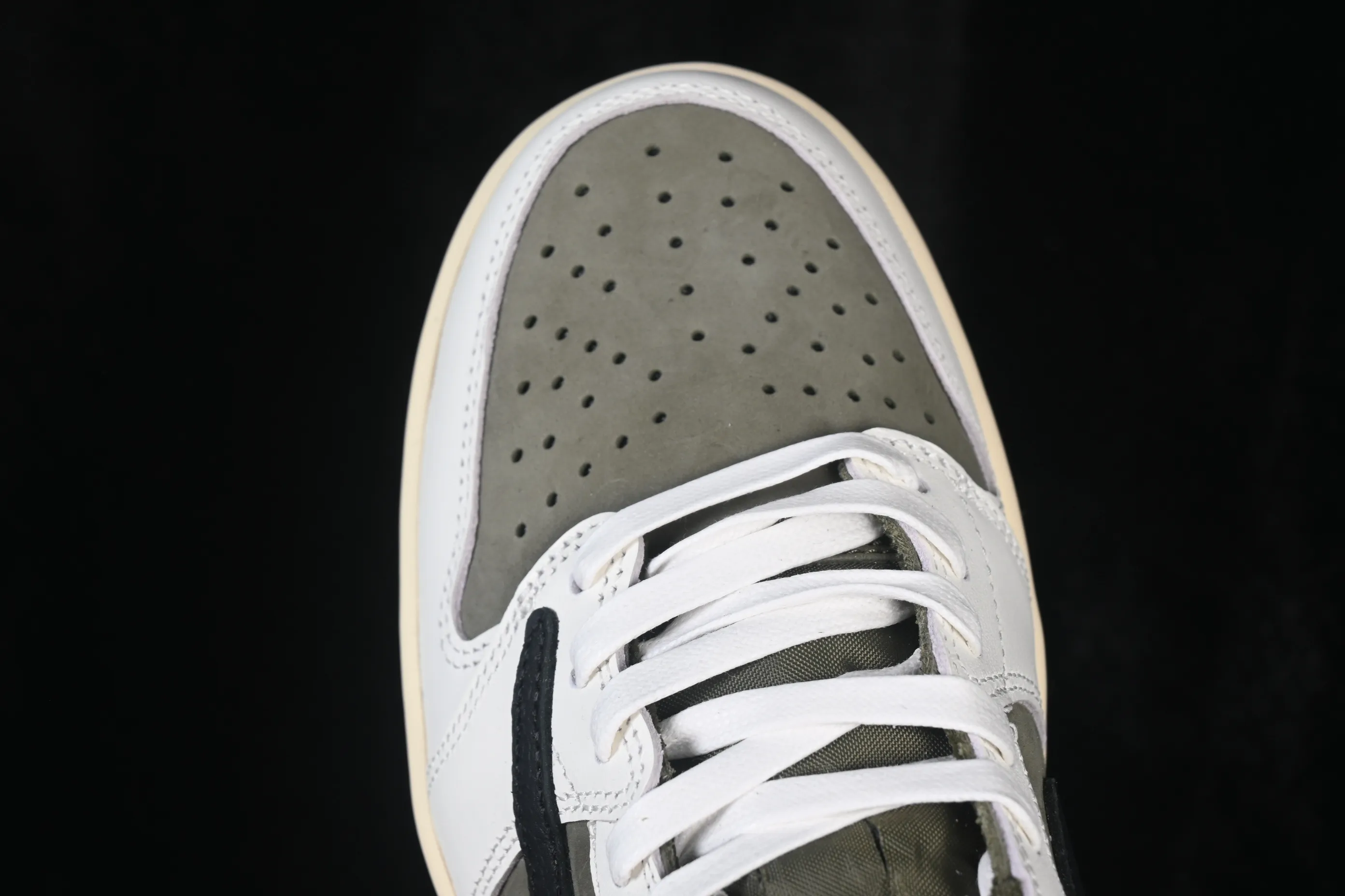 All categories Air Jordan Jordan series basketball shoes Air Jordan 1 Low ZG version Travis Scott x Air Jordan 1 Low OG AJ1 Joe 1 undercut low top full head layer DM7866-200
